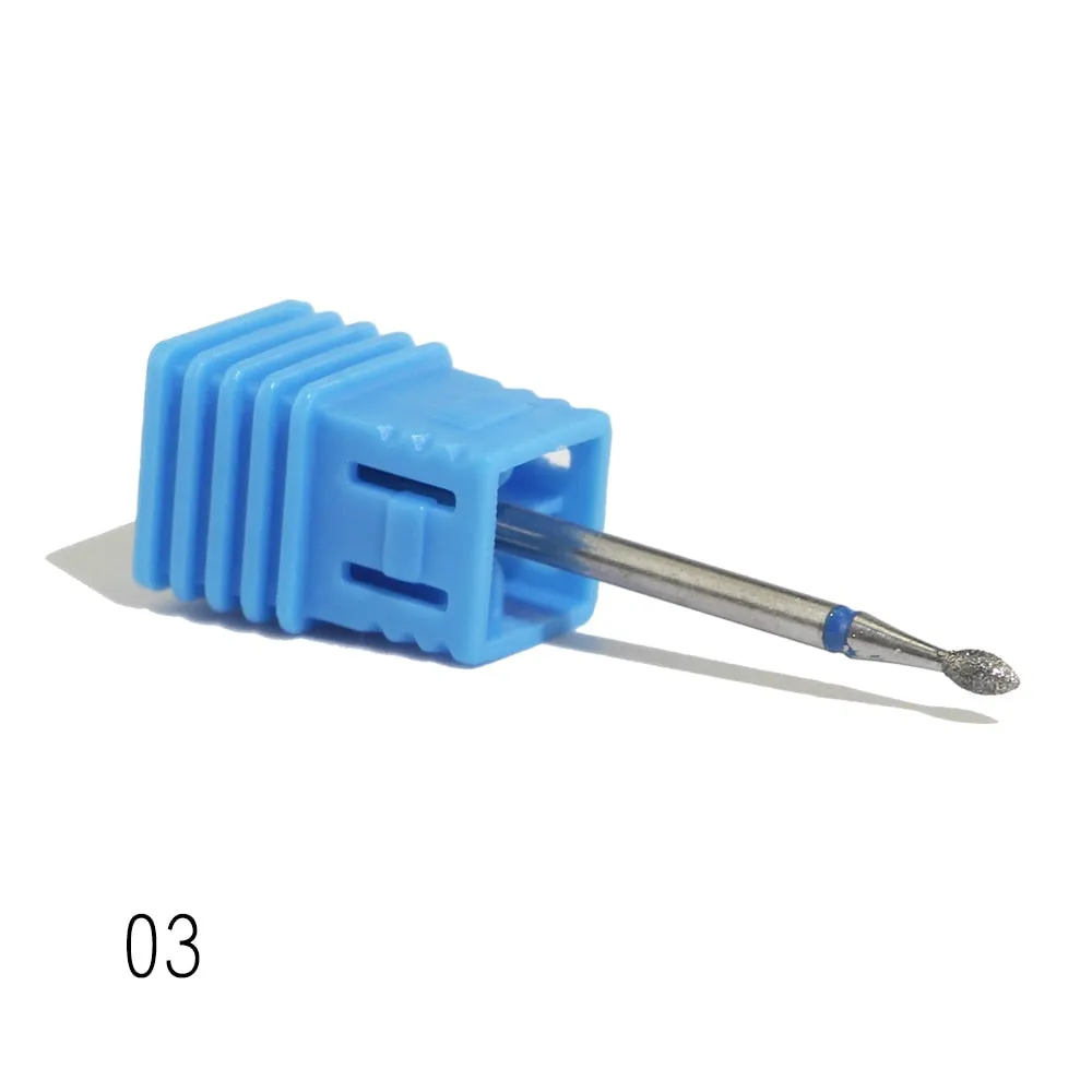 1pcs Diamond Nail Drill Milling Nail Drill Bits Cuticle Cutter for Manicure Nail Files Electric Milling Burr Grinder