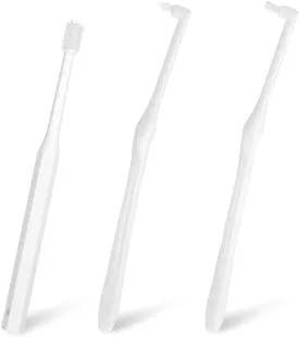 3 Pcs Dual Head Cat Toothbrush, 3 Styles Pet Tooth Brushes for Cats or Small Dog, 360 Soft Silicone Cat Teeth Cleaning Brushes, Cat Dental Care, Micro Head Pet Toothbrush