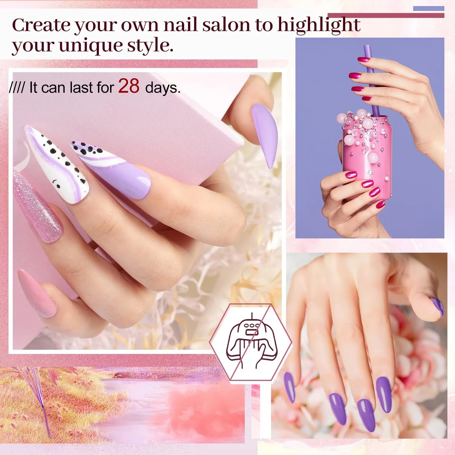 32-Color Nail Dip Powder Starter Kit: Blue Cheese & Yellow Shades for DIY Manicure, Tools Included
