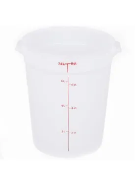 8 QT  Food Storage Container