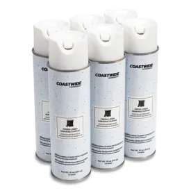 Air Freshener Aerosol, Fresh Linen, 10 Oz Aerosol Spray, 6/carton