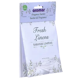 Aromar Scented Sachets – Fresh Linens – 2 Pack