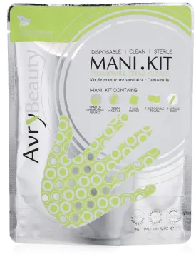 AvryBeauty All-In-One Mani Kit with Chamomile Gloves, 1 ct.