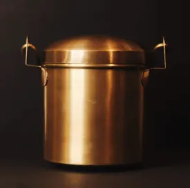 Brass Storage Container Antique