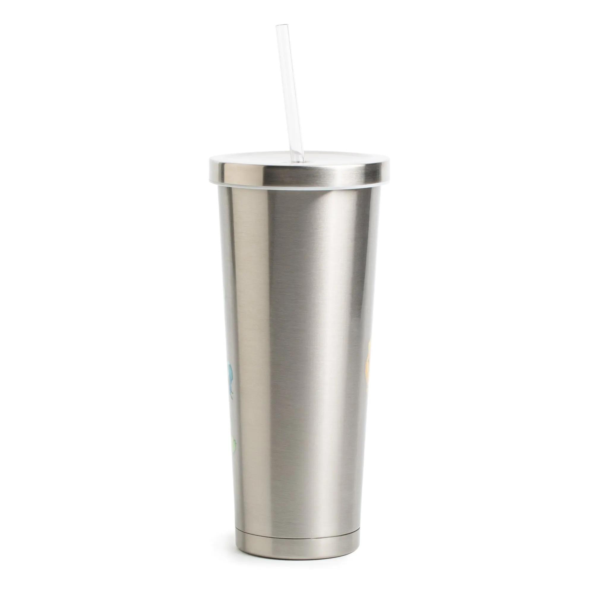 Breezy Floral 24-Ounce Double Wall Vacuum Insulated Stainless Steel Tumbler