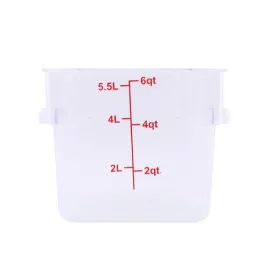 CAC China FS1P-SQ6C Food Storage Container
