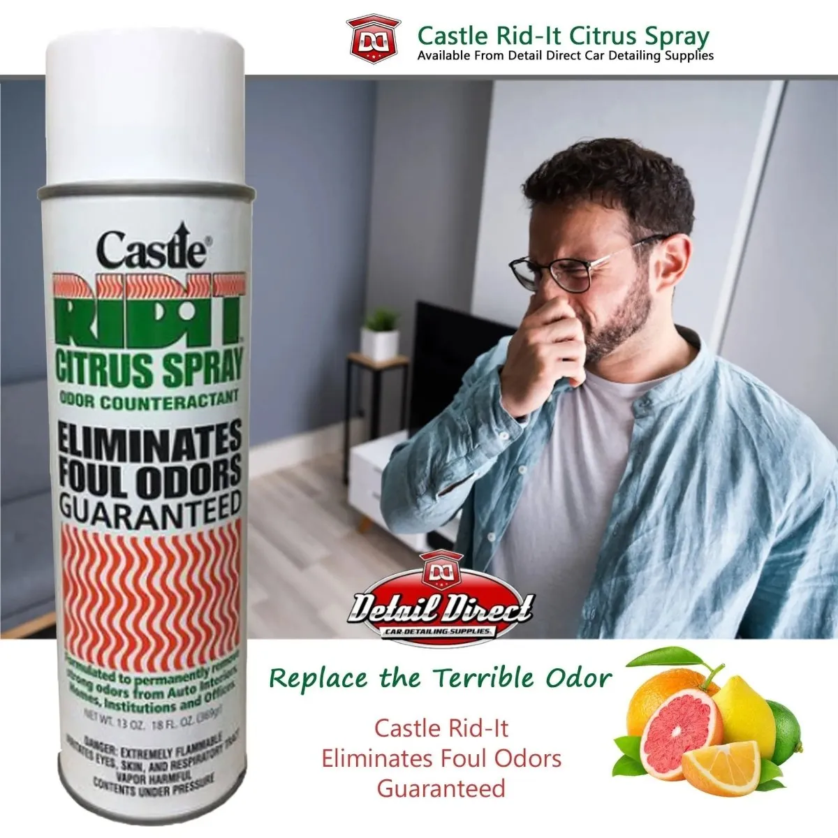 Castle Rid It Odor Eliminator Citrus