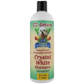Crystal White Whitening Shampoo 16oz by EZ-Groom