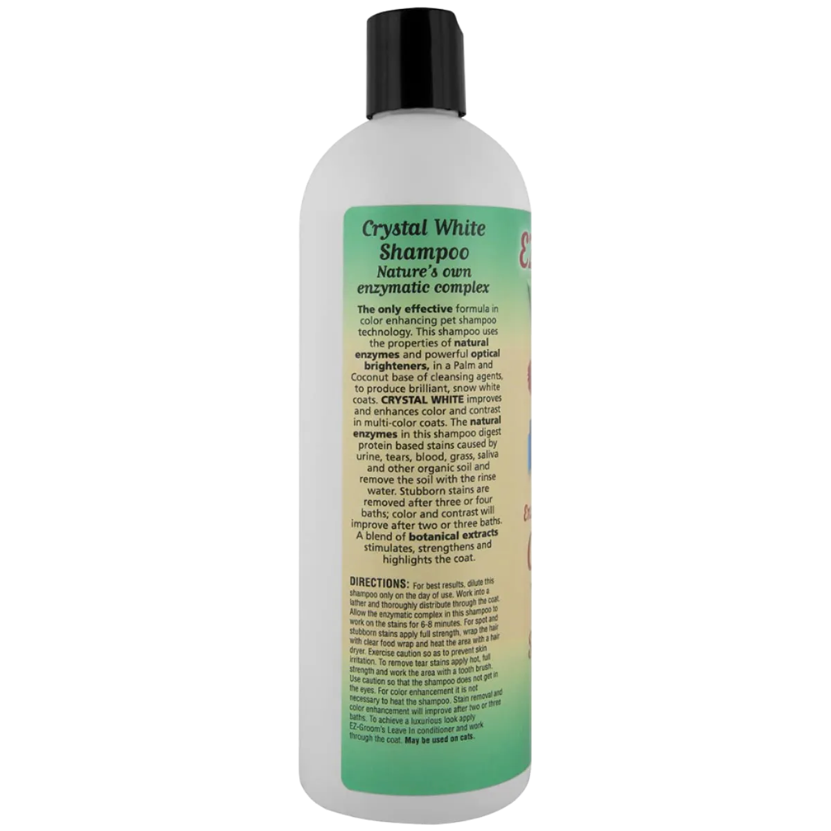 Crystal White Whitening Shampoo 16oz by EZ-Groom