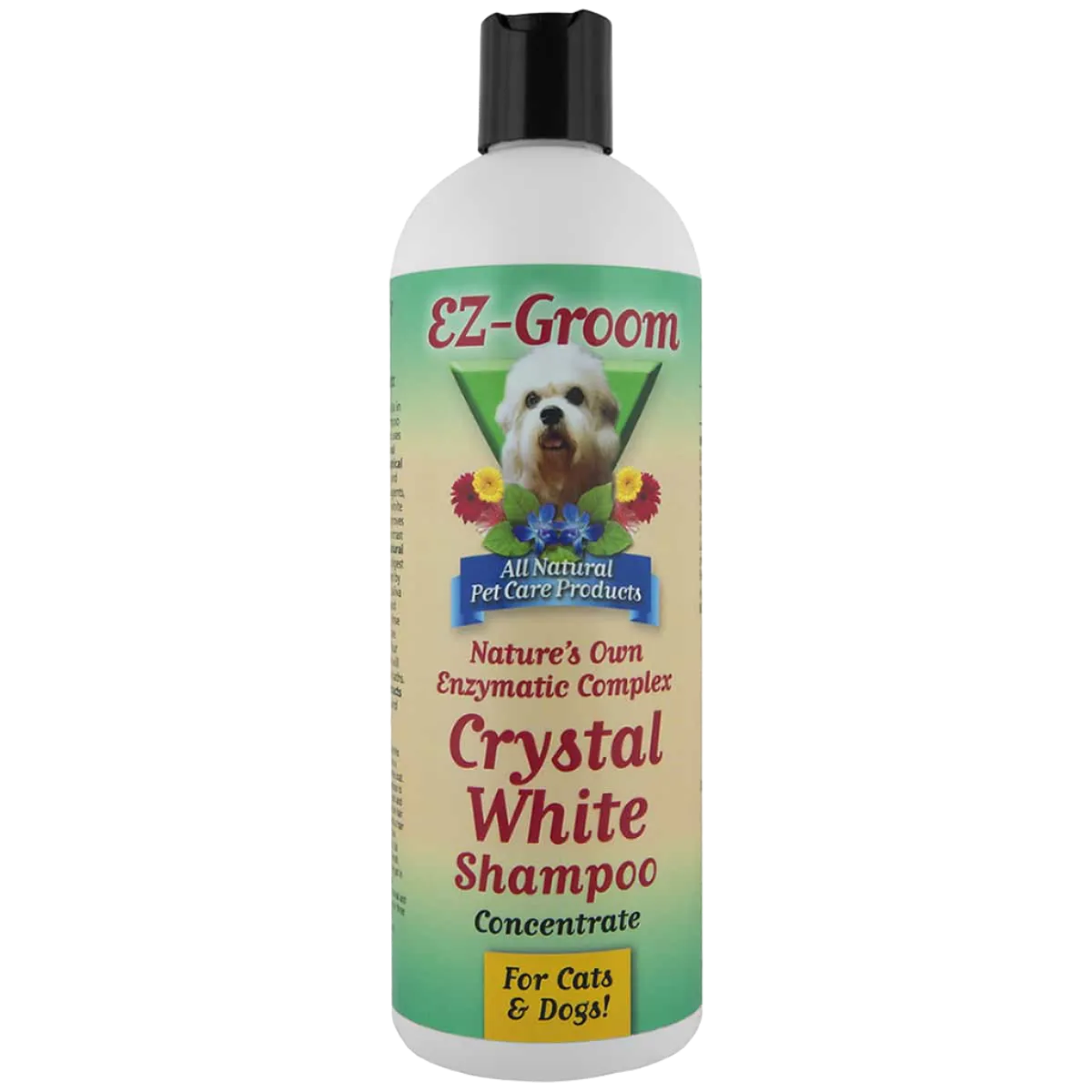 Crystal White Whitening Shampoo 16oz by EZ-Groom