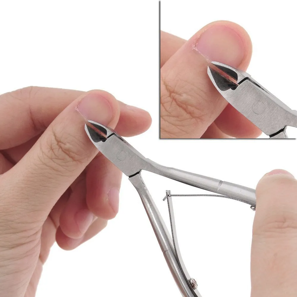 Cuticle Nail Art Stainless Steel Nipper Clipper Manicure Plier Cutter Tool
