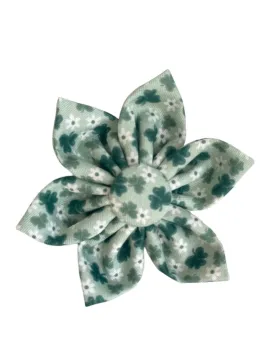 Dog Collar Flower | Clover and Daisies Dog Collar Flower | Duke & Fox®