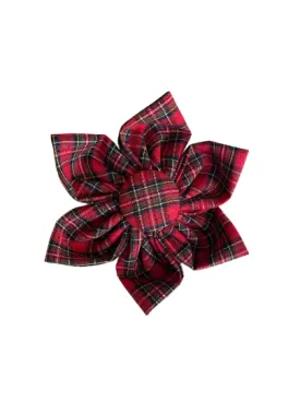 Dog Collar Flower | Tartan Dog Collar Flower | Duke & Fox®