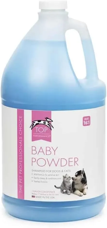 Dog Grooming Baby Powder Shampoo Conditioner Cologne Mist or Waterless Shampoo (Conditioner - Gallon)