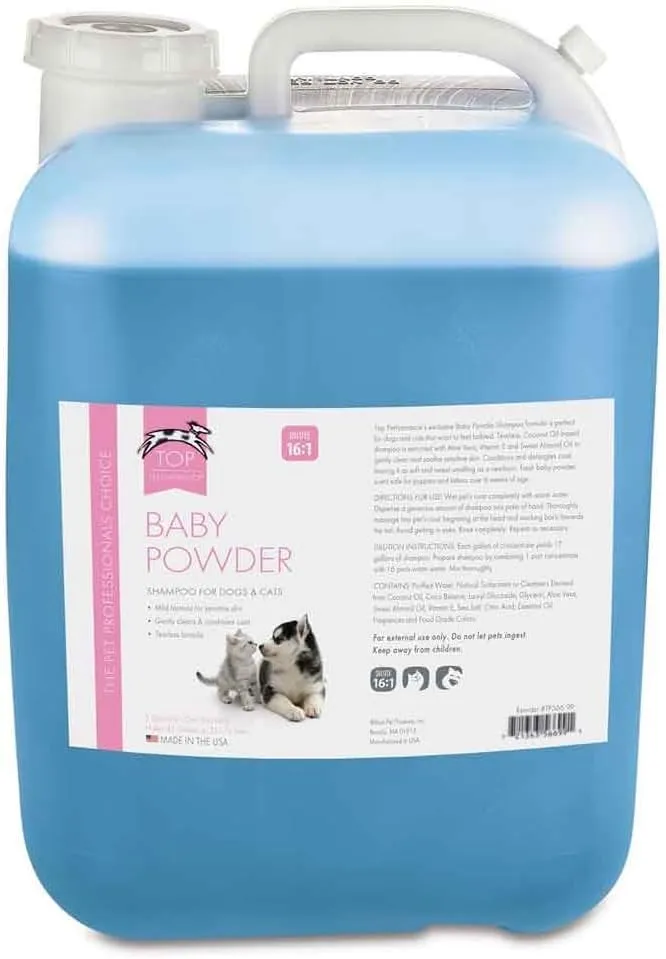 Dog Grooming Baby Powder Shampoo Conditioner Cologne Mist or Waterless Shampoo (Conditioner - Gallon)