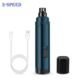 Dogs Nail Grinder,Low Noise,Quiet & Safe,Electric Rechargeable Pet Nail Trimmer Clipper for Dogs Cats,Powerful Paws Grooming Trimming Shaping Smoothing Tool