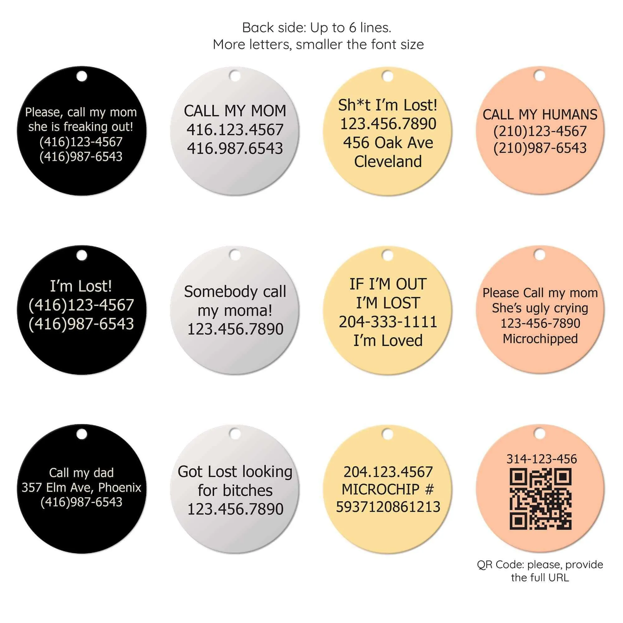 Engraved Dog Tags Canada - Bahama