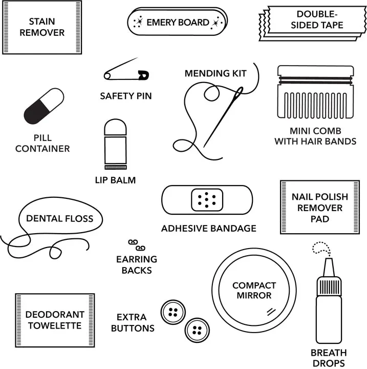 Holiday Minimergency Kit (Ivory)