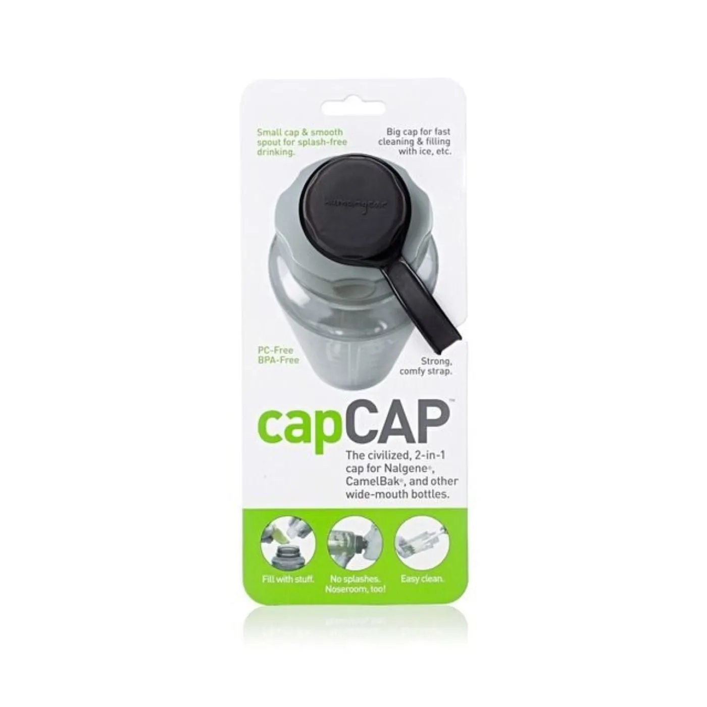 Humangear Capcap  Universal Water Bottle Cap