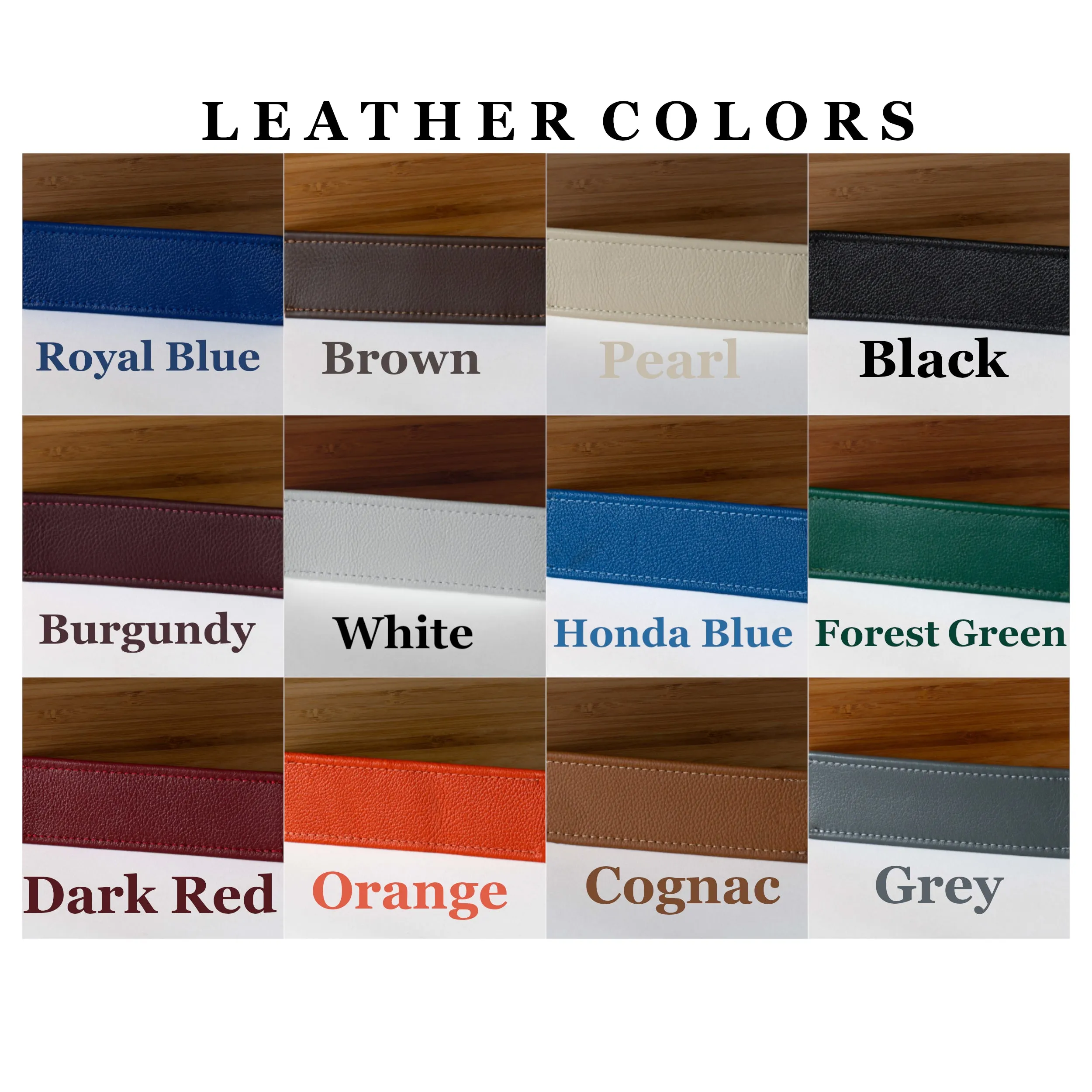 Leather Dog Collar for dogs personalized 1-1/2 inch