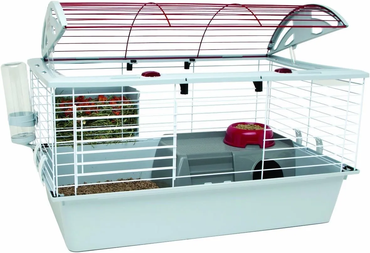 Living World - Deluxe Hybrid Habitat, Standard - Rabbit, Guinea Pig, Chinchillas, and Small Animal Cage