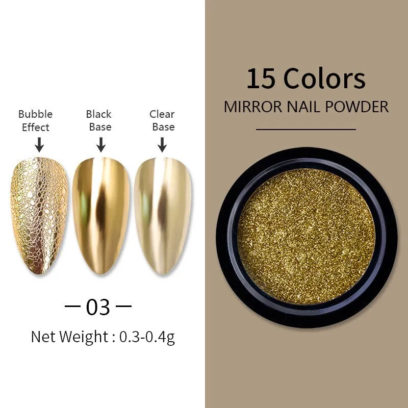 Mirror Chrome Nail Glitter Powder