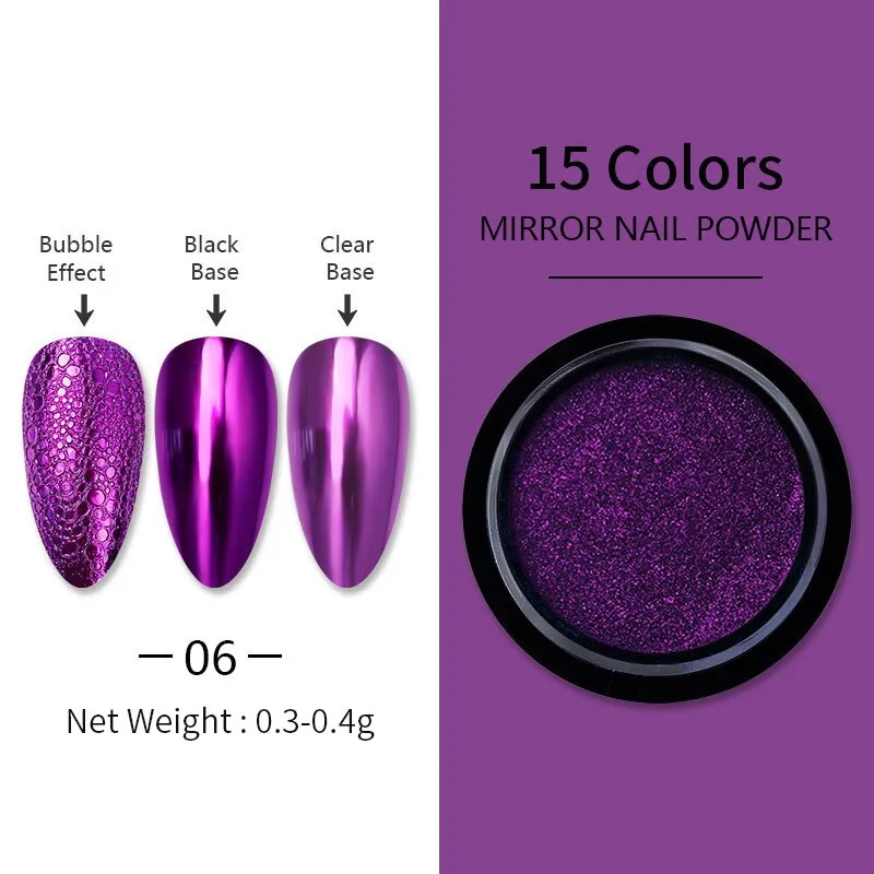 Mirror Chrome Nail Glitter Powder