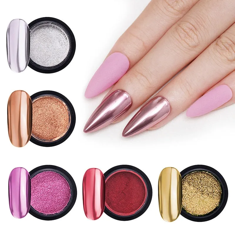 Mirror Chrome Nail Glitter Powder