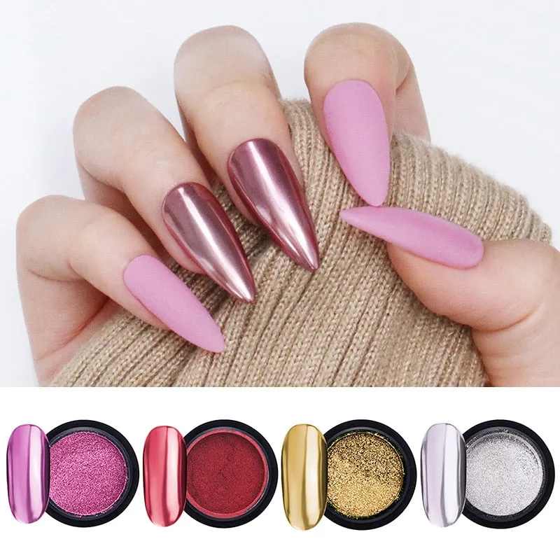 Mirror Chrome Nail Glitter Powder