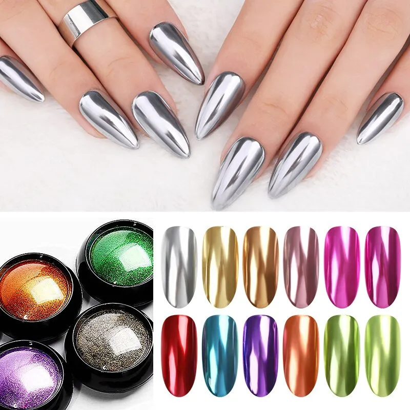 Mirror Chrome Nail Glitter Powder