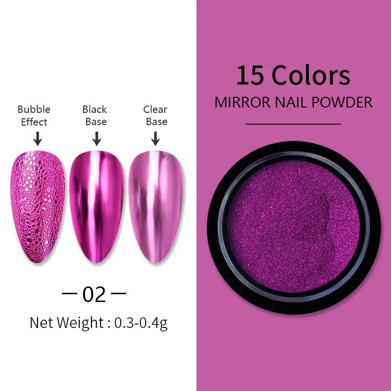 Mirror Chrome Nail Glitter Powder