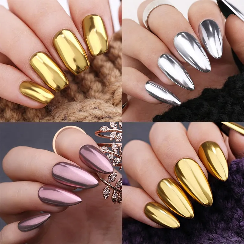 Mirror Chrome Nail Glitter Powder