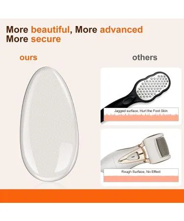 NEW Nano Foot File Callus Remover- Glass Professional Pedicure Scrubber Foot Hand Care Pedicure Tool with Nano Nail Files Scrubber for Feet Dead Skin Cracking Hard Cracked Dry Skin Removal