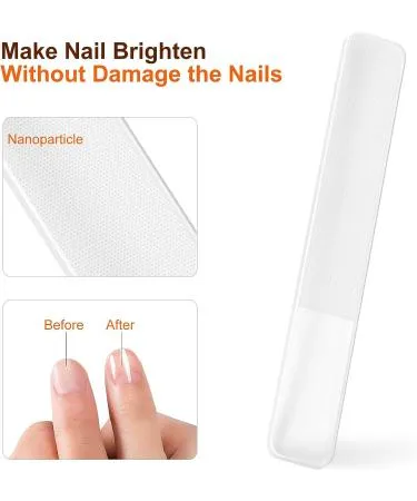 NEW Nano Foot File Callus Remover- Glass Professional Pedicure Scrubber Foot Hand Care Pedicure Tool with Nano Nail Files Scrubber for Feet Dead Skin Cracking Hard Cracked Dry Skin Removal