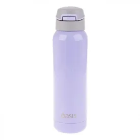 Oasis Stainless Steel Insulated Sports Water Bottle with Straw 500ML