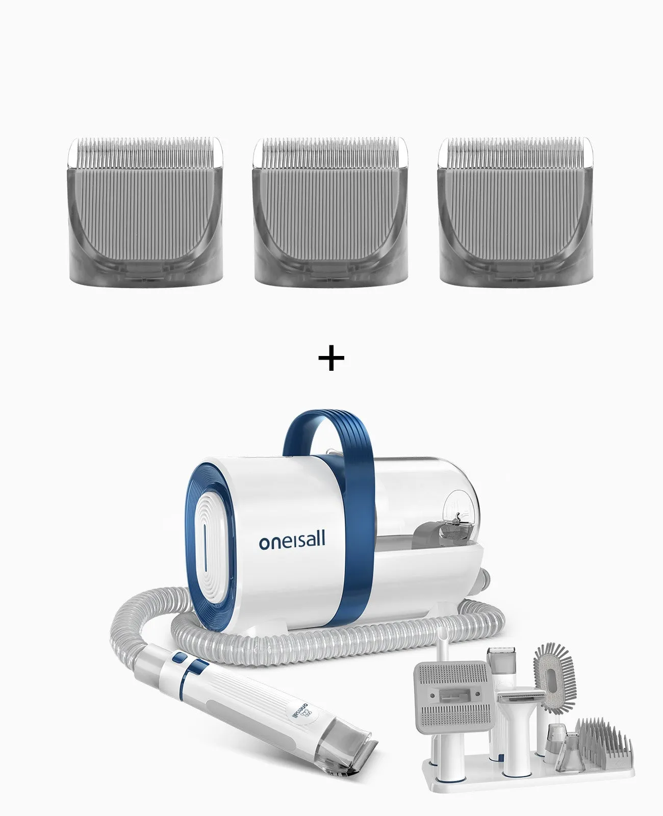 Oneisall LM2 7-in-1 Pet Grooming Vacuum Kit