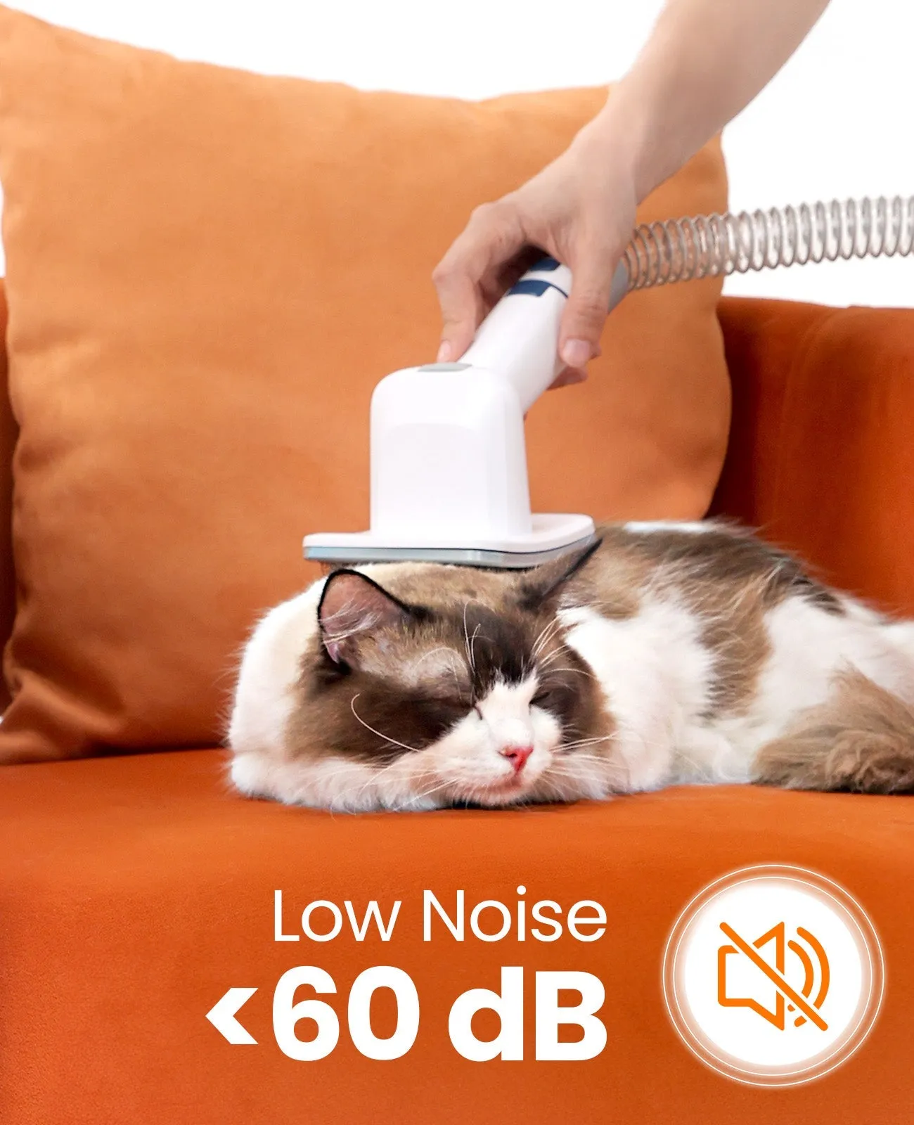 Oneisall LM2 Pet Grooming Vacuum & Nail Grinder Head & Paw Trimmer Replacement Set