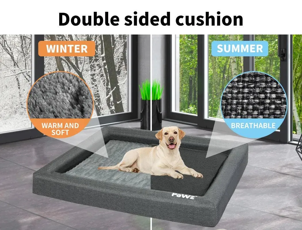 PaWz Premium Memory Foam Calming Dog Bed