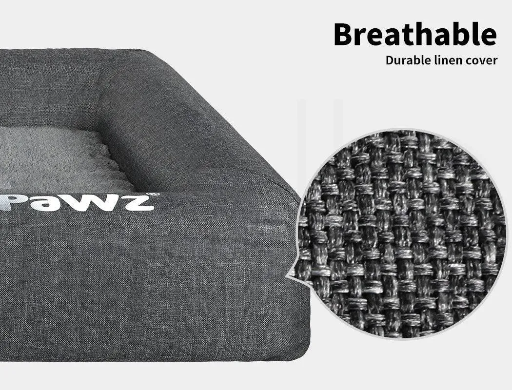 PaWz Premium Memory Foam Calming Dog Bed