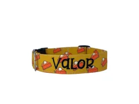 Personalized Dog Collar | Pumpkin Pie Dog Collar | Duke & Fox