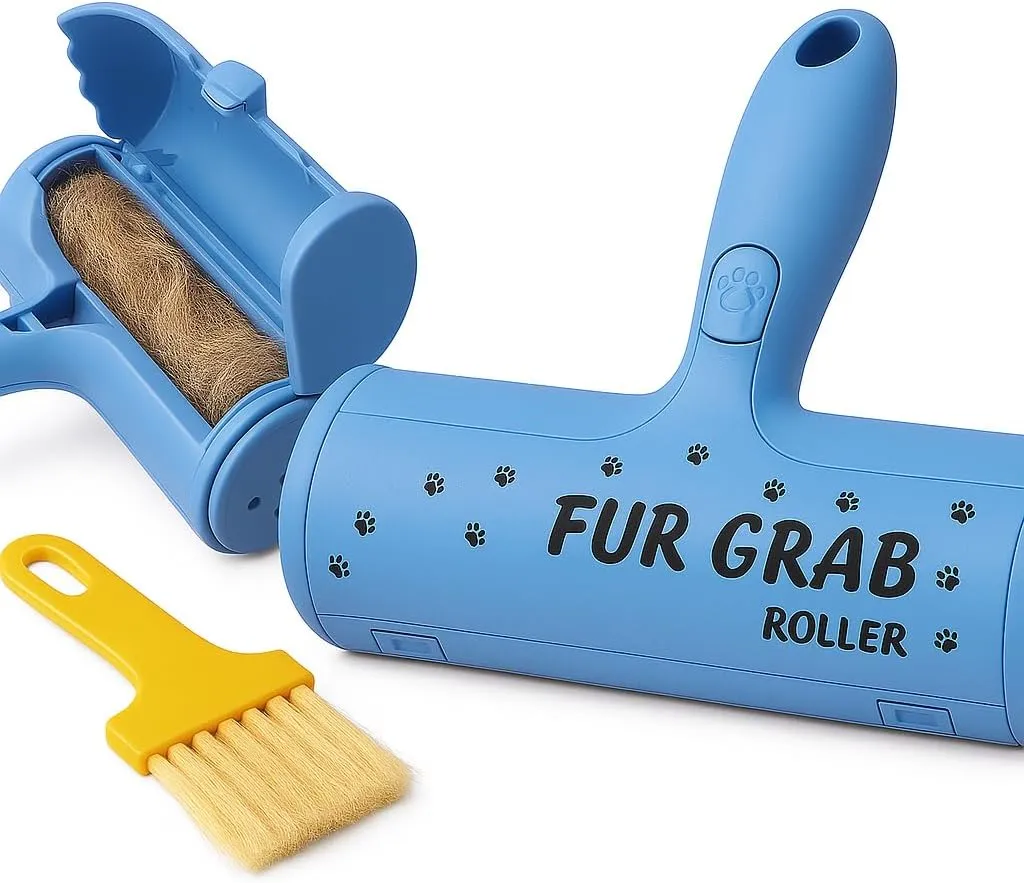 Pet Hair Remover & Reusable Lint Roller- Multi-Surface Fur Removal Tool for Dogs & Cats  Pet Hair Cleaner for Furniture, Clothes, Carpet, Car, Couch, Bedding & More  Eco-Friendly & Portable
