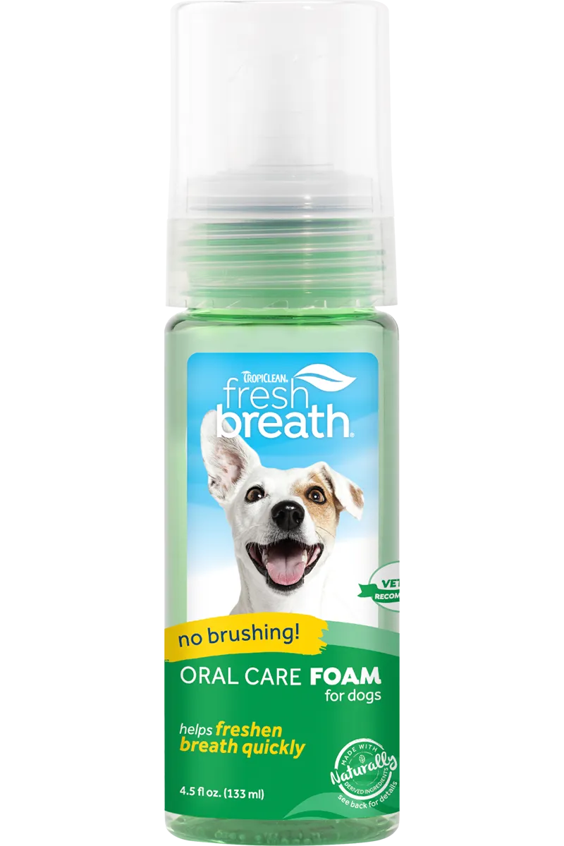 TropiClean Fresh Breath Foam 4.5oz