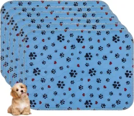 Washable Pee Pads for Dogs,6 Pack Large 18"x24" Super Absorbent Reusable Puppy Pads,Non-Slip 100% Waterproof Dog Pee Pads,Pet Training Pads for Couch, Crate,Potty Training,Floor